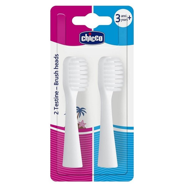 Chicco Ersatz-Zahnbürstenkopf für elektrische Zahnbürste