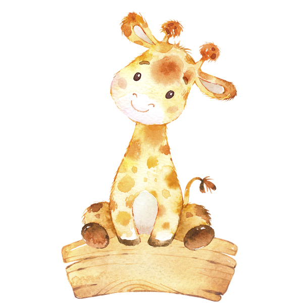 Geburtstafel Giraffe