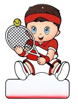 Geburtsfigur Tennis
