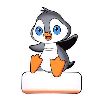 Geburtsfigur Pinguin